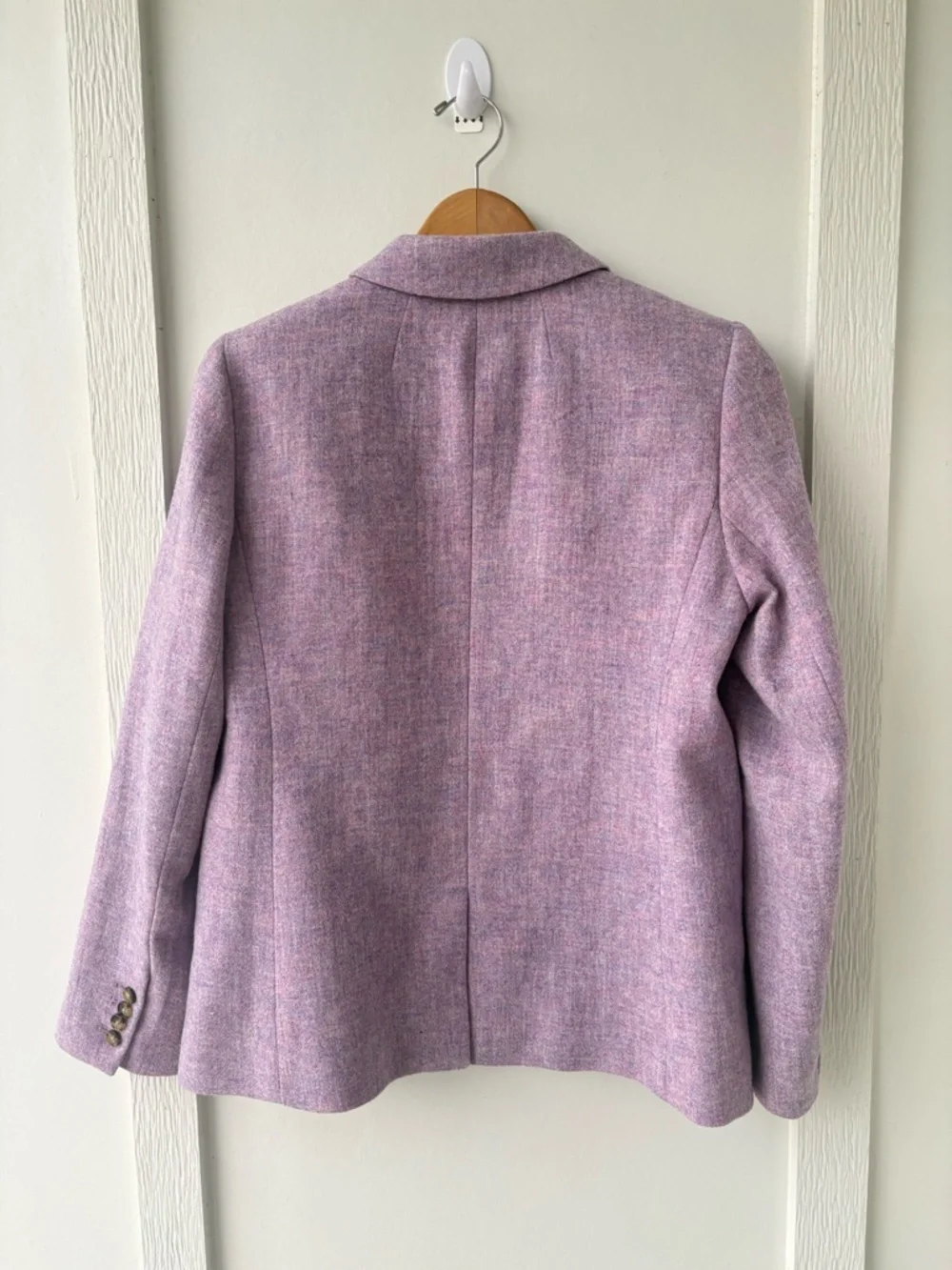 J.Crew Parke Blazer Wool Lavender Purple Tailored Jacket Women’s Size 14